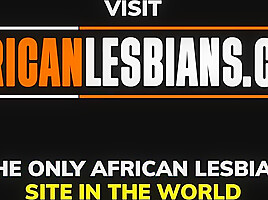 Ebony Lesbian College Girls Meet up and Pussy Playing