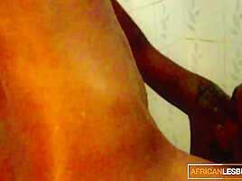 Ebony Lesbian College Girls Meet up and Pussy Playing