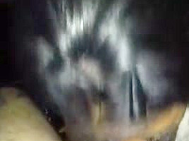Ebony gives sloppy head