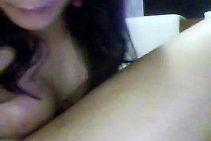 Emo tgirl strips, shows her butthole and gets dessed again