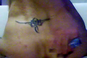 Emo tgirl strips, shows her butthole and gets dessed again
