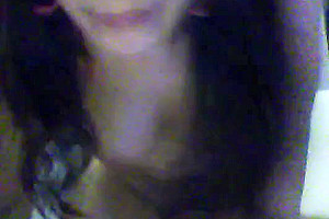 Emo tgirl strips, shows her butthole and gets dessed again