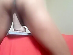Esposa Negra Com Dildo 25 Cm Gostosa Gozando 7 Min