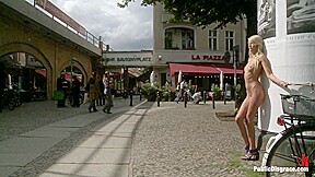 Euro Beauty Gets Tied To A Park Bench And Fucked Where Everyone Can See - PublicDisgrace