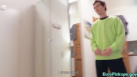 Euro Picked Up Gay Pov Fucked And Facialized For Cash