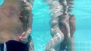 Euro whores get nailed by the pool
