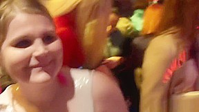 European party teens 18+ have an orgy in the club