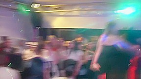 European party teens 18+ have an orgy in the club