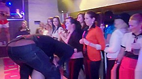 European party teens 18+ have an orgy in the club