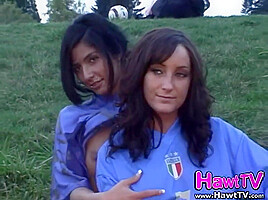 Euroslut soccer teens go lesbo