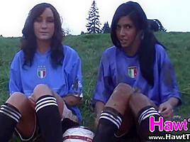 Euroslut soccer teens go lesbo