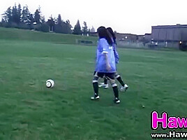 Euroslut soccer teens go lesbo