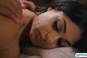 Eva Maxim - Busty Brunette Tbabe Massage And Analed