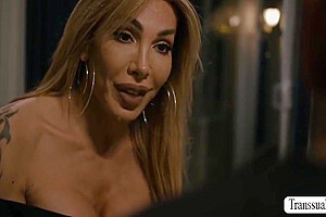 Eva Paradis In Busty Latina Ts Stepmom Gets Her Ass Banged By Handsome Stepson