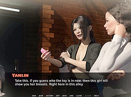 Exciting Games Married Wife Is Showing Her Tits To A Stranger In The Alley Ep 37