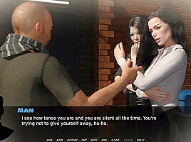 Exciting Games Married Wife Is Showing Her Tits To A Stranger In The Alley Ep 37