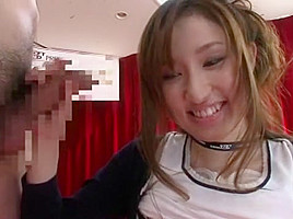 Exotic Japanese chick Hikaru Aoyama, Nozomi Osawa in Incredible Handjobs, Blowjob JAV scene