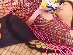 Exotic Japanese girl Mai Izuki in Best Fishnet, Lingerie JAV scene