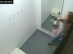 Exotic peeper Changing room porn movie