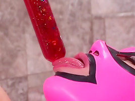 Exotic pornstars Brandy Starz and Kristina Black in amazing anal, latex sex scene