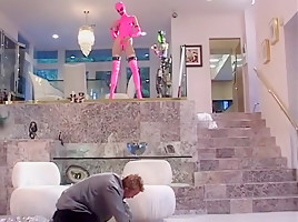 Exotic pornstars Brandy Starz and Kristina Black in amazing anal, latex sex scene