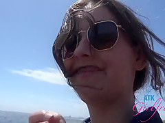 Exploring The Beach On This Date With Blowjob, And Fucking Her Deep In Public With Serena Hill