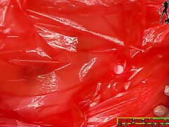 Extreme Plastic Fetish Sex With Femdom Milf