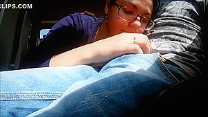 Extreme in Train : Public Blowjob and cum in mouth