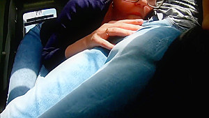 Extreme in Train : Public Blowjob and cum in mouth