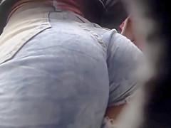 FAT ASS CANDID BIG ASS IN JEAN SHORTS