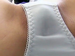 Fabulous Japanese whore Moe Mitsui in Incredible Stockings, Hardcore JAV clip