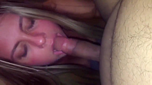 Fantastic Blowjob From Chubby Wife