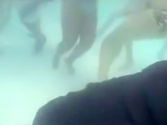 Fantastic female ass under the water