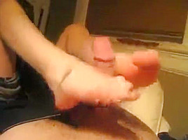 Fast footjob