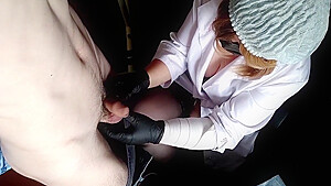 Female Doctor Examines A Patient S Penis 6 Min