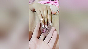 Fingering Her Pussy And Her Anus