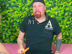 Fireinthelens Live Stream Show Clip! (guest Star Paddle Spankings) With Katie Jade
