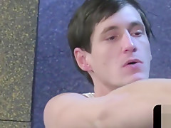 Fisted stud blows masters cock and balls