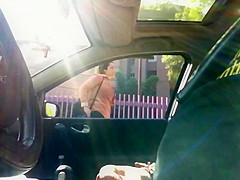 Flashing from the car 2