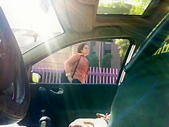 Flashing from the car 2