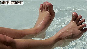 Foot model babe enjoys sensual sex with her fetish lover