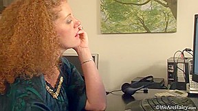 Francesca May gets off to other hairy girls - WeAreHairy