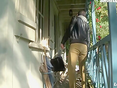 French Lady Has Hot Outdoor Anal Sex