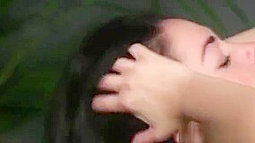 Frisky Peach Gets Cumshot On Her Face Swallowing All The Cre