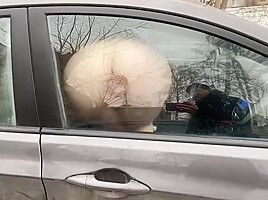 Fucked Her Ass During A Car Ride