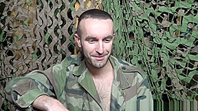 Fucked bareback in backroom by straight military but not for free - StraightFuckingBoy
