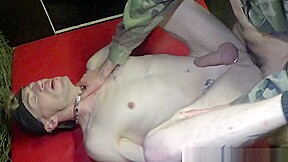 Fucked bareback in backroom by straight military but not for free - StraightFuckingBoy