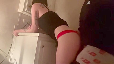 Fucking In A Party Bathroom Ends In Cream Pie