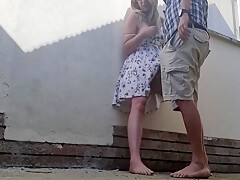 Fucking Outdoor Behind Restroom Area Of Bed And Breakfast 7 Min