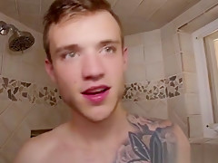 Fucking my straight Step brother's virgin anal hole